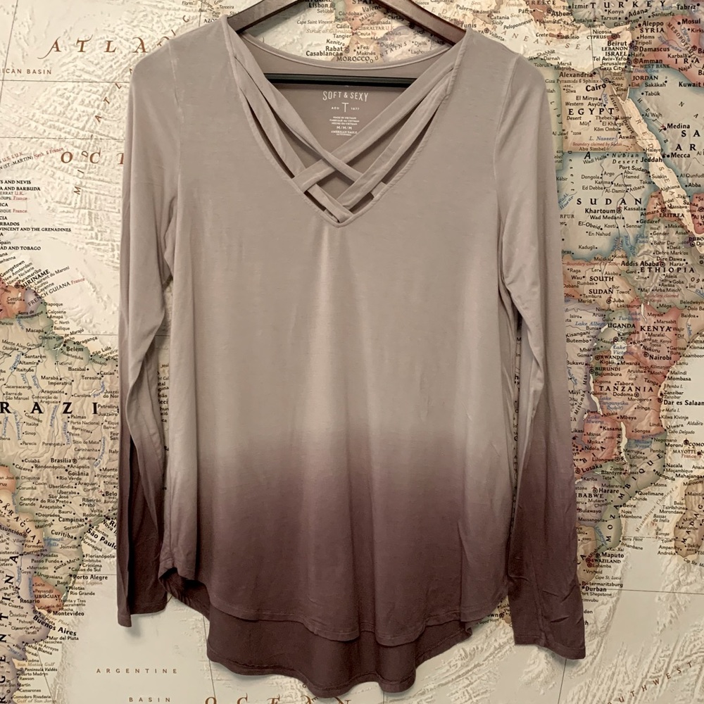 American Eagle Soft & Sexy long sleeve top